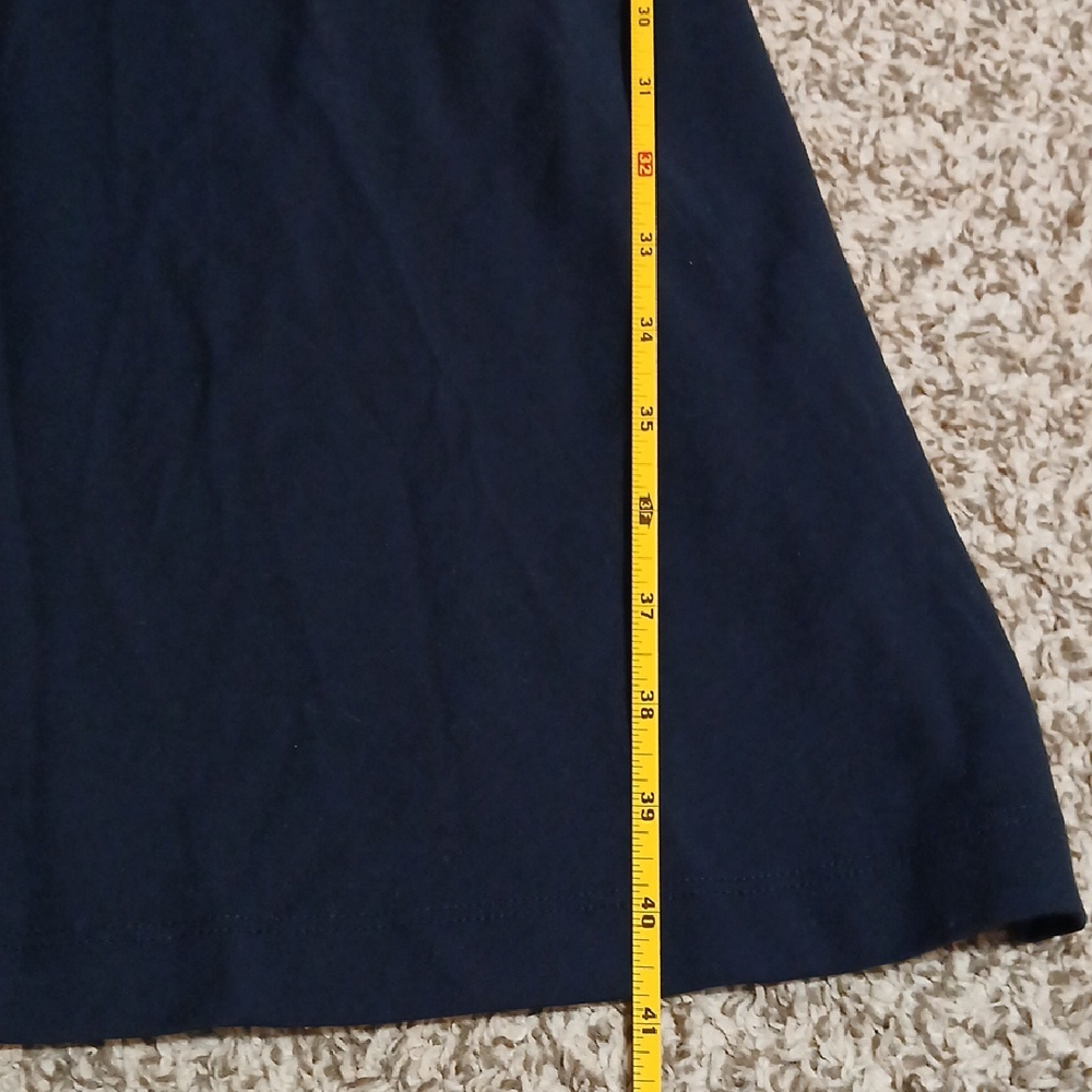 Elegant Navy Sleeveless Dress - Picture 7 of 14